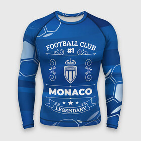 Мужской рашгард 3D с принтом Monaco Football Club Number 1 ,  |  | club | football | logo | monaco | градиент | клуб | лого | монако | мяч | символ | спорт | футбол | футболист | футболисты | футбольный