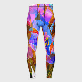 Мужские тайтсы 3D с принтом Красочный цветочный паттерн  Лето  Colorful floral pattern  Summer ,  |  | abstraction | fashion | flowers | summer | абстракция | лето | мода | цветы