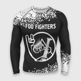 Мужской рашгард 3D с принтом Foo Fighters + КОТ + Арт ,  |  | band | fighters | foo | foo fighters | metal | rock | группа | кот | краска | рок | спрей | файтерс