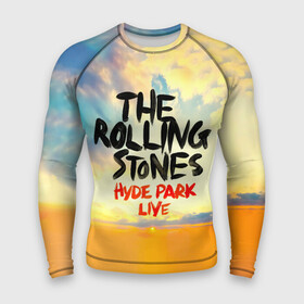 Мужской рашгард 3D с принтом Hyde Park Live  The Rolling Stones ,  |  | the rolling stones | бродяги | вольные странники | катящиеся камни | кит ричардс | мик джаггер | рок группа | рок н ролл | ролинг стоун | роллинг стоунс | рон вуд | стоунз | чарли уоттс