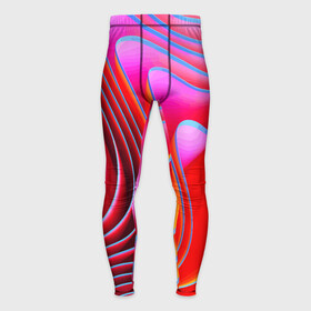 Мужские тайтсы 3D с принтом Разноцветные неоновые полосы  Волна  Multicolored neon stripes  Wave ,  |  | abstraction | color | fashion | neon | pattern | raster | stripe | wave | абстракция | волна | мода | неон | паттерн | полоса | растр | цвет