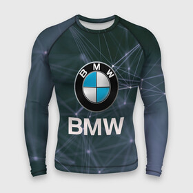 Мужской рашгард 3D с принтом БМВ  BMW  Абстракция ,  |  | bmw | bmw performance | m | motorsport | performance | бмв | моторспорт