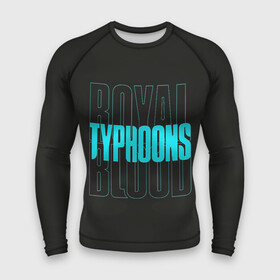 Мужской рашгард 3D с принтом Royal Blood  Typhoons ,  |  | royal blood | typhoons | typhoons   royal blood | бен тетчер | гаражный рок | группа | королевская кровь | майк керр | рок | рок группа | роял блад | рояль блуд