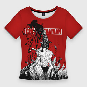 Женская футболка 3D Slim с принтом ЧЕЛОВЕК БЕНЗОПИЛА  DENJI ,  |  | anime | beam | chainsaw | chainsaw man | denji | man | manga | аниме | бензапила | бензопила | дендзи | дензи | дэндзи | манга | человек | человек бензопила