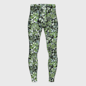 Мужские тайтсы 3D с принтом Летний лесной камуфляж в зеленых тонах ,  |  | camouflage | зеленый | камуфляж | листья | милитари | растения