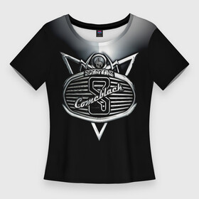 Женская футболка 3D Slim с принтом Comeblack  Scorpions ,  |  | scorpion | scorpions | группа | клаус майне | маттиас ябс | метал | микки ди | павел мончивода | рок | рудольф шенкер | скорпион | скорпионс | скорпионы | хард | хардрок | хеви | хевиметал
