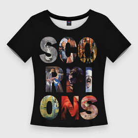 Женская футболка 3D Slim с принтом Scorpions Альбомы ,  |  | scorpions | альбомы | группа | клаус майне | маттиас ябс | микки ди | обложки | павел мончивода | рудольф шенкер | скорпион | скорпионс | хард | хардрок