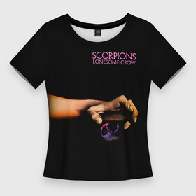 Женская футболка 3D Slim с принтом Lonesome Crow  Scorpions ,  |  | scorpion | scorpions | группа | клаус майне | маттиас ябс | метал | микки ди | павел мончивода | рок | рудольф шенкер | скорпион | скорпионс | скорпионы | хард | хардрок | хеви | хевиметал