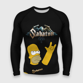 Мужской рашгард 3D с принтом Sabaton Гомер Симпсон рокер ,  |  | battle metal | gomer | homer | music | rock | sabaton | simpson | simpsons | военная тематика | военные песни | война | гомер | гомер рокер | история войны | классика | музыка | патриотизм | рок | рок группа | сабатон | симпсон