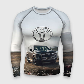 Мужской рашгард 3D с принтом Toyota Land Cruiser 300 Sport ,  |  | car | japan | land cruiser | motorsport | mountains | nature | off road vehicle | prestige | toyota | автомобиль | автоспорт | внедорожник | горы | престиж | природа | тойота | япония