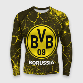 Мужской рашгард 3D с принтом БОРУССИЯ + Краска ,  |  | borussia | club | dortmund | footbal | logo | боруссия | дортмунд | знак | клуб | краска | краски | логотип | логотипы | символ | символы | форма | футбол | футбольная | футбольный