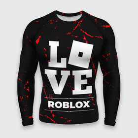 Мужской рашгард 3D с принтом Roblox Love Классика ,  |  | logo | love | roblox | гранж | игра | игры | лого | логотип | роблокс | символ