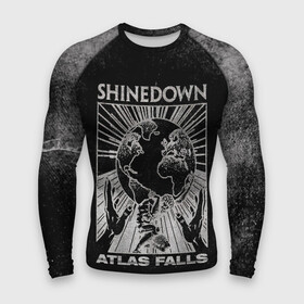 Мужской рашгард 3D с принтом Atlas Falls  Shinedown ,  |  | Тематика изображения на принте: brent smith | shinedown | брент смит | группа | музыка | рок | рок группа