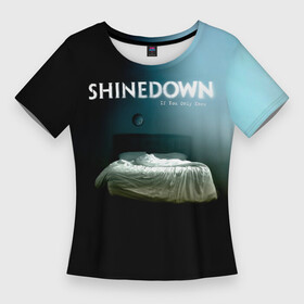 Женская футболка 3D Slim с принтом If You Only Knew  Shinedown ,  |  | Тематика изображения на принте: brent smith | if you only knew | shinedown | брент смит | группа | музыка | рок | рок группа