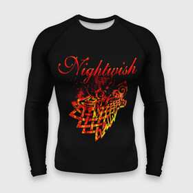 Мужской рашгард 3D с принтом Nightwish кельтский волк с горящей головой ,  |  | nightwish | tarja | turunen | волк | кельтский волк | кельты | найтвиш | тарья | тарья турунен | турунен | узор