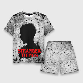 Мужской костюм с шортами 3D с принтом Очень странные дела Stranger things ,  |  | stranger things | stranger things netflix | vecna | загадочные события | одиннадцать | очень странные дела | проклятье векны