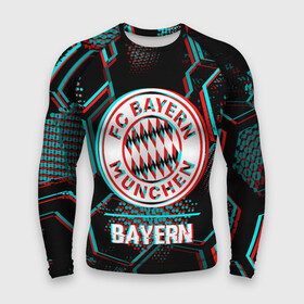 Мужской рашгард 3D с принтом Bayern FC в стиле Glitch на темном фоне ,  |  | bayern | club | fc | football | glitch | logo | munchen | баерн | глитч | клуб | лого | мюнхен | мяч | символ | спорт | футбол | футболист | футболисты | футбольный