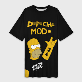 Платье-футболка 3D с принтом Depeche Mode Гомер Симпсон рокер ,  |  | british | deep purple | england | gomer | heavy metal | homer | rock group | simpson | simpsons | альбом | англия | британская | гомер | дип | дип перпл | перпл | рок группа | рокер | симпсон | симпсоны | хеви металл
