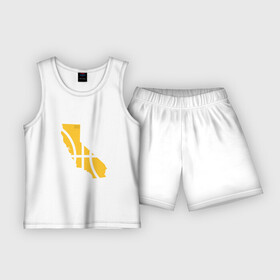 Детская пижама с шортами хлопок с принтом AND1 Golden State ,  |  | and1 | basketball | game | golden state | nba | warriors | баскетбол | баскетболист | карри | мяч | нба | спорт | спортсмен