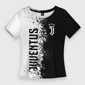 Женская футболка 3D Slim с принтом Juventus  ювентус 2019 ,  |  | cristiano ronaldo | juventus | juventus atletico) | атлетико ювентус | из категории: футбол | криштиану роналд | мадрид ювентус | наполи ювентус | подкатегория: ювентус | ювентус 12 | ювентус 2019