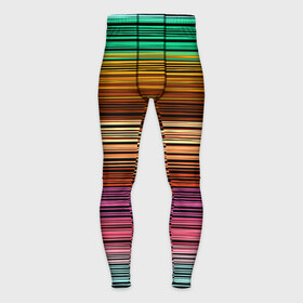 Мужские тайтсы 3D с принтом Multicolored thin stripes Разноцветные полосы ,  |  | multicolored | striped pattern | thin stripes | линии | полосатый узор | разноцветные полосы | разноцветный