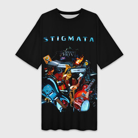 Платье-футболка 3D с принтом Acoustic  Drive  Stigmata ,  |  | stigmata | артём лоцких | группа | музыка | песни | рок | рок группа | стигмата | стигматы