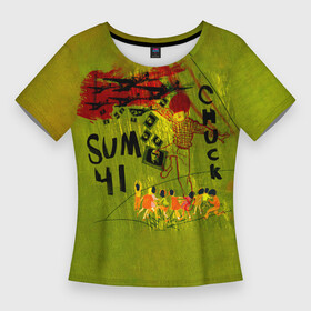 Женская футболка 3D Slim с принтом Chuck  Sum 41 ,  |  | Тематика изображения на принте: deryck whibley | sum 41 | группа | дерик уибли | музыка | панк | панк рок | песни | рок | рок группа | сам 41 | сам фоти уан | сам фоти уансам | сам41 | сум 41 | сум41
