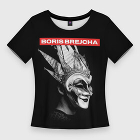 Женская футболка 3D Slim с принтом Boris Brejcha в маске ,  |  | Тематика изображения на принте: boris brecha | boris brejcha | brecha | brejcha | dj | борис брежша | борис брейча | борис брейша | борис бреча | брежча | брейча | брейша | бреча | музыка | техно