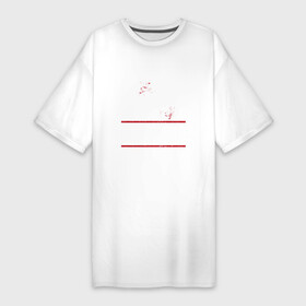Платье-футболка хлопок с принтом Lineage: Пришел, Увидел, Победил ,  |  | lineage | logo | игра | игры | лайнэйдж | лого | логотип | победил | символ