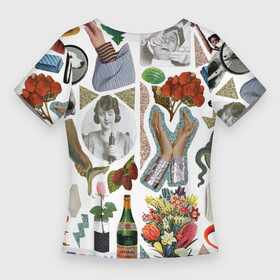 Женская футболка 3D Slim с принтом Underground vanguard pattern  fashion 2088 ,  |  | bottle | bouquet | dalmatian | girl | hands | leaf | lizard | magnifier | pattern | raspberry | rose | snake | strawberry | underground | vanguard | vase | авангард | андеграунд | букет | бутылка | ваза | девушка | змея | клубника | лист | малина | 