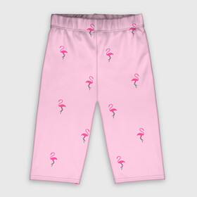 Велосипедки 3D с принтом Фламинго на розовом фоне ,  |  | birds | delicate | flamingo | minimalism | minimalistic | nature | pattern | pink | seamless | summer | vacation | бесшовный | изящный | лето | минимализм | минималистичный | отпуск | паттерн | природа | птицы | розовый | фламинго