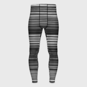 Мужские тайтсы 3D с принтом Black and white thin stripes Тонкие полосы ,  |  | black and white | stripes | thin stripes | полосатый узор | серый | тонкие полосы | черно белый