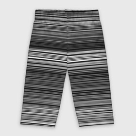 Велосипедки 3D с принтом Black and white thin stripes Тонкие полосы ,  |  | black and white | stripes | thin stripes | полосатый узор | серый | тонкие полосы | черно белый