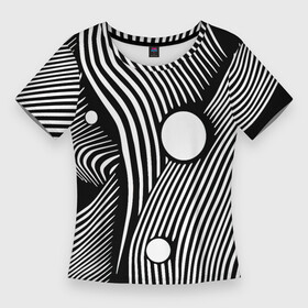 Женская футболка 3D Slim с принтом Geometric vanguard composition  Fashion trend ,  |  | abstraction | circle | composition | fashion | geometry | vanguard | абстракция | авангард | геометрия | композиция | круг | мода