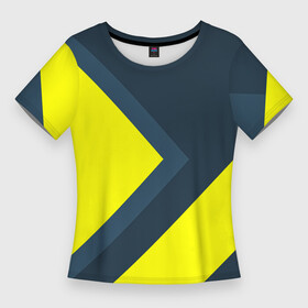 Женская футболка 3D Slim с принтом Геометрическая Стрелка ,  |  | abstraction | arrow | figure | geometry | isometric | pattern | shape | абстракция | геометрия | изометрический | стрелка | узор | фигура | форма