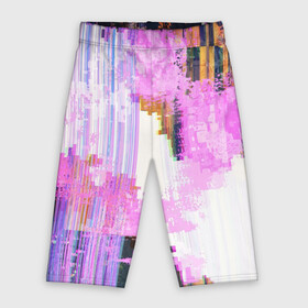 Велосипедки 3D с принтом Glitch art  Fashion trend ,  |  | abstraction | art | fashion | glitch | абстракция | глитч | искусство | мода