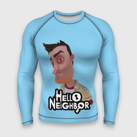 Мужской рашгард 3D с принтом Привет сосед: Ник Рот ,  |  | hello neighbor | видеоигра | игра | ник рот | привет сосед | сосед | теодор питерсон