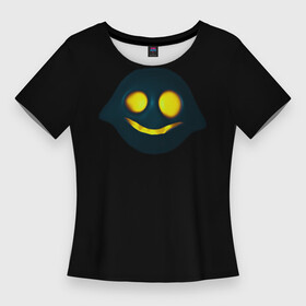 Женская футболка 3D Slim с принтом веселый призрак ,  |  | мило | призрак | ужас | шарик