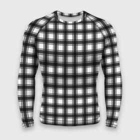 Мужской рашгард 3D с принтом Black and white trendy checkered pattern ,  |  | black and white | checkered pattern | trendy | в клетку | геометрический узор | клетчатый узор | модный | черно белая клетка