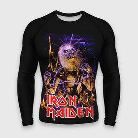 Мужской рашгард 3D с принтом Iron Maiden  рок 80 х ,  |  | iron maiden | железная дева | металл | рок | хеви металл