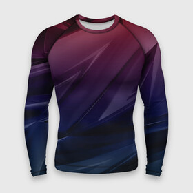 Мужской рашгард 3D с принтом Geometry violet dark ,  |  | 3d | 3д | black | red | texture | геометрия | красно синее | синий | текстуры | фигуры | фиолетовый | черно фиолетовый | черный