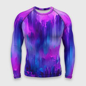 Мужской рашгард 3D с принтом Purple splashes ,  |  | abstraction | blue | bright | brush | multicoloured | paint | pink | purple | splashes | абстракция | арт | брызги | кисть | краска | рисунок | розовый | синий | темный | фиолетовый | яркий