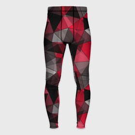 Мужские тайтсы 3D с принтом Красно серый геометрический ,  |  | abstract | black | geometric | gray | polygonal | red | red and black | red gray | triangles | абстрактный | геометрический | красно серый | красный | красный и черный | полигональный | серый | треугольники | черный