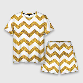 Мужской костюм с шортами 3D с принтом Зигзаг паттерн  геометрия ,  |  | fashion | geometry | pattern | zigzag | геометрия | зигзаг | мода | паттерн