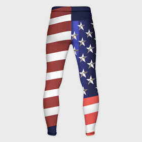 Мужские тайтсы 3D с принтом Американский флаг: блестящие звезды и полоски ,  |  | америка | блестящий | звезды | красный | перламутровый | полоска | синий | сша | флаг