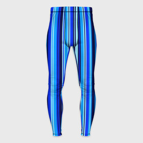 Мужские тайтсы 3D с принтом Сине голубые полосы ,  |  | blue | dark blue | pattern | striped | stripes | полосатый | полосы | узор
