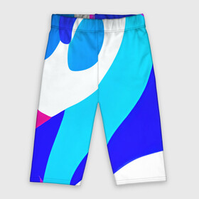 Велосипедки 3D с принтом Яркая авангардная абстракция ,  |  | abstraction | blue | bright | energy | multicoloured | pattern | pink | positive | shapes | white | абстракция | белый | паттерн | позитивный | разноцветный | розовый | синий | узоры | фееричный | фигуры | энергичный | яркий