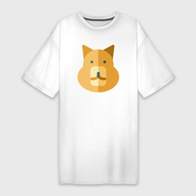 Платье-футболка хлопок с принтом Мордашка капибары ,  |  | animal | capybara | meme | memes | sweethuman | sweethumen | абстракция | арт | графика | животное | искусство | капибара | мем | мемы | разноцветный | сюрреализм | узоры | цвета