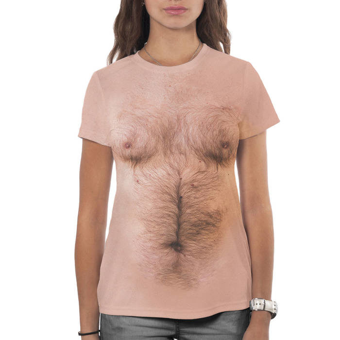 Женская футболка БЕЗ ГМО грудь