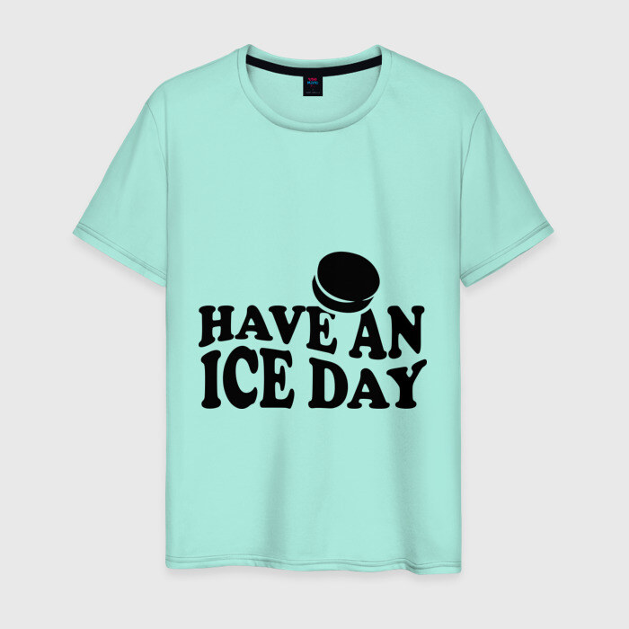 Дав айс. Футболка мужская фан дей. Айс дай футболки. Have an Ice Day.
